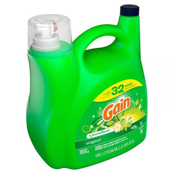 Gain + Aroma Boost Original Scent HE Compatible Liquid Laundry Detergent - Image 3