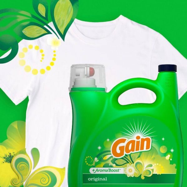 Gain + Aroma Boost Original Scent HE Compatible Liquid Laundry Detergent - Image 4