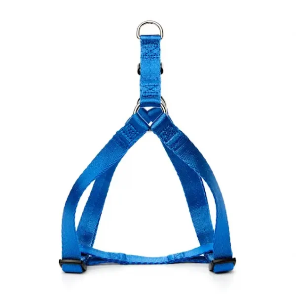 Classic Blue Webbed Nylon Dog Harness - Image 2